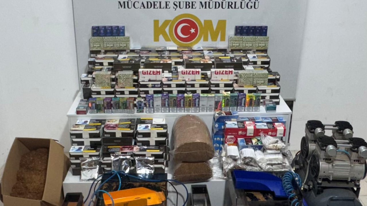 Samsun’da Kaçak Tütün Mamulleri Operasyonu