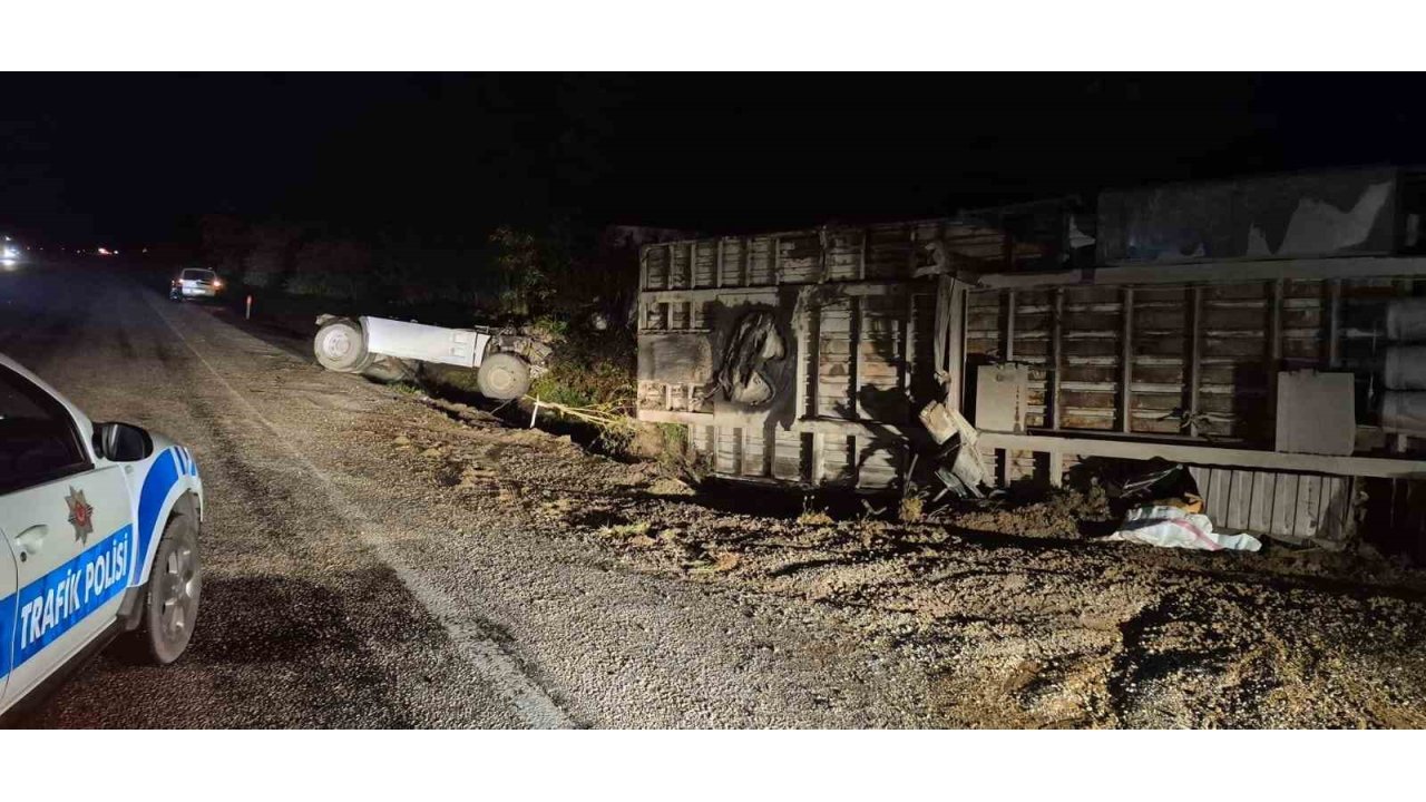 Adıyaman-malatya Karayolunda Tek Taraflı Trafik Kazası: 1 Yaralı