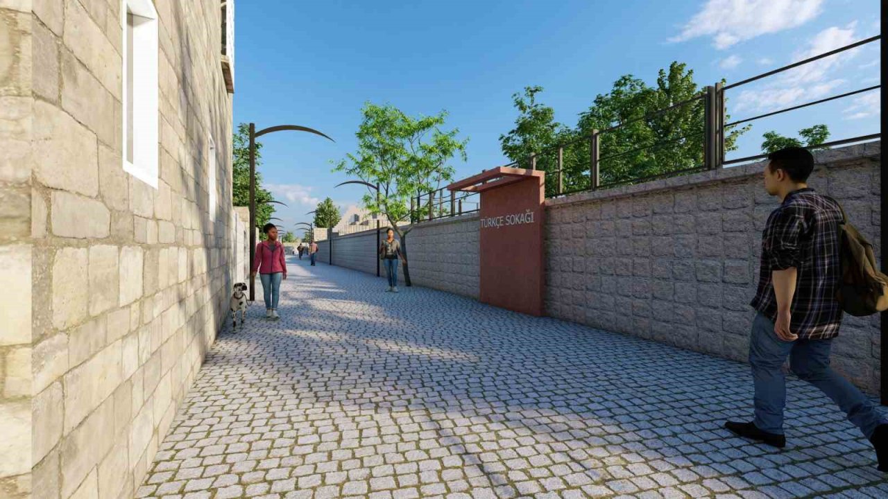 Talas’ta ’türkçe Sokağı’ Hayat Buluyor