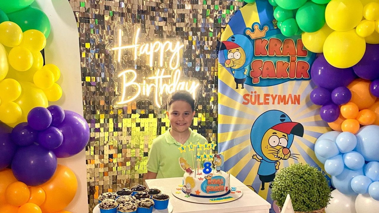 Salihli’de Şehit Oğluna Doğum Günü Sürprizi