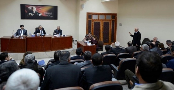 Tunceli Valisi Kaymak, muhtarlarla bir araya geldi