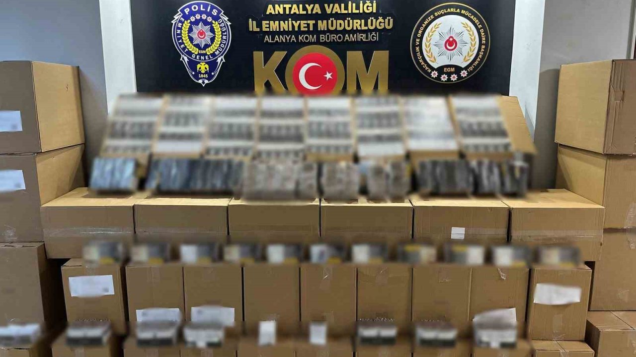 Antalya’da Kaçakçılık Operasyonlarında 11 Şüpheliye İşlem Yapıldı