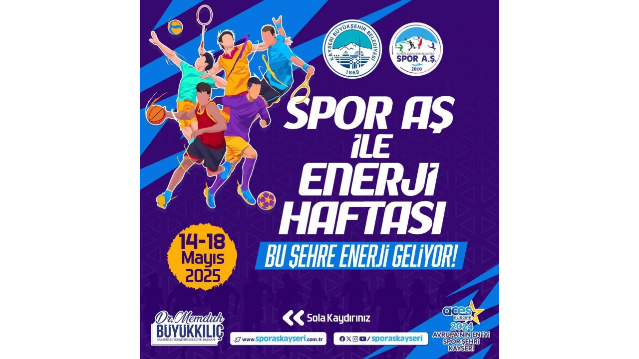 Spor A.ş.’nin 19 Mayıs’a Özel ‘Enerji Haftası’ Etkinlikleri Başladı