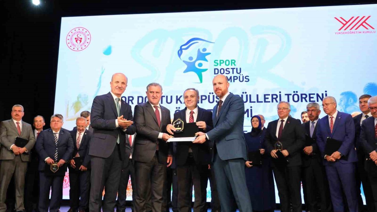 Erü’ye Yök’ten ‘Spor Dostu Kampüs’ Birincilik Ödülü