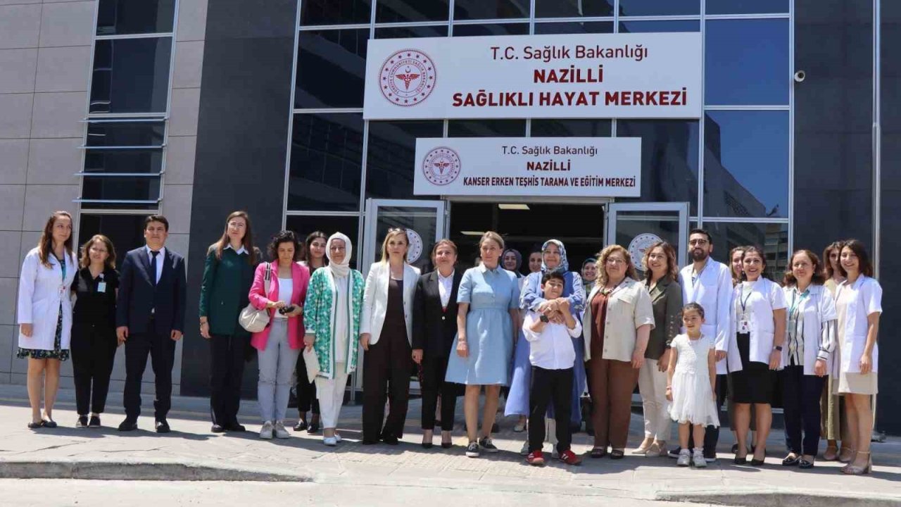 Vali Canbolat’ın Eşi Ve Beraberindeki Heyet Nazilli Sağlıklı Yaşam Hizmetleri’ni Yerinde İnceledi