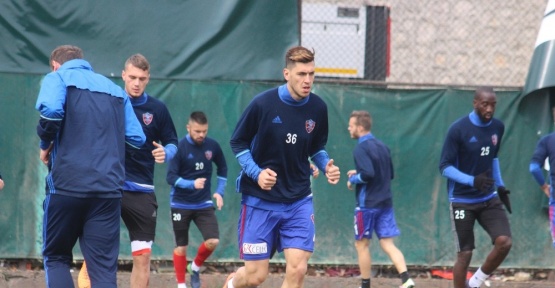 Karabükspor, Trabzonspor maçı hazırlıklarını tamamladı