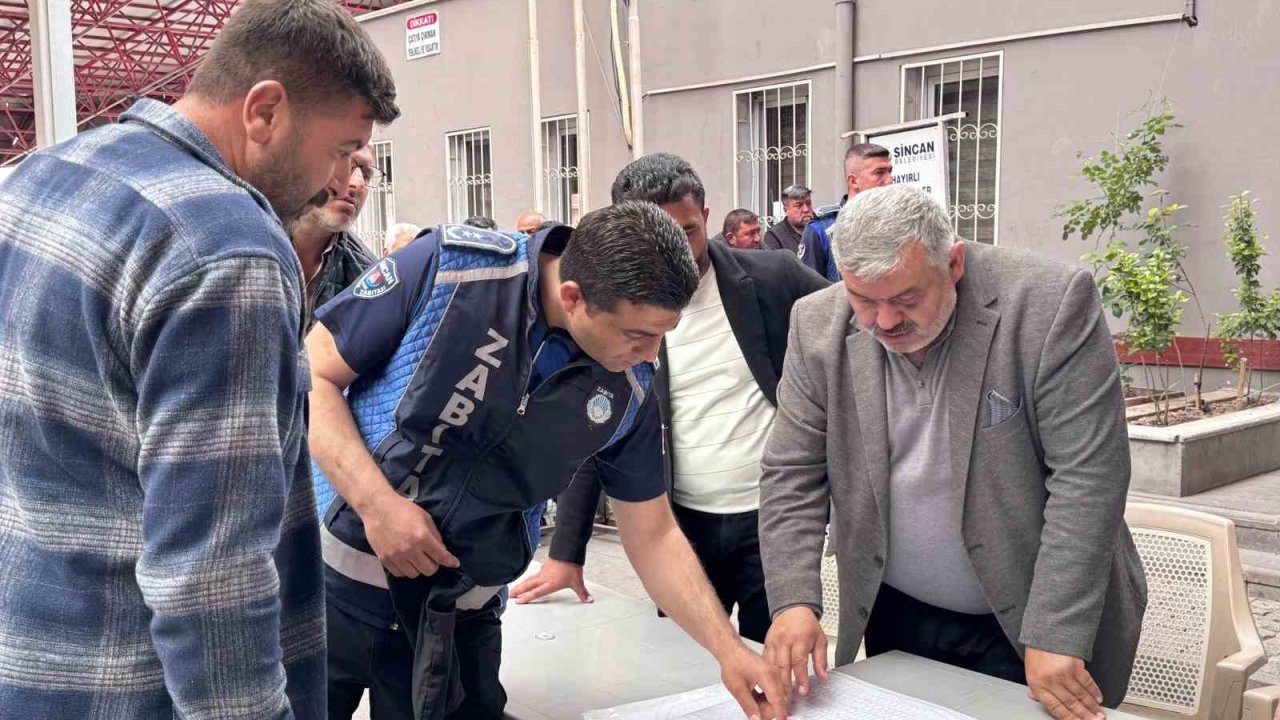 Sincan’da Kurban Satış Yerleri Kura İle Dağıtıldı