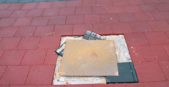 Gezinti ve yürüyüş parkuruna zarar verdiler