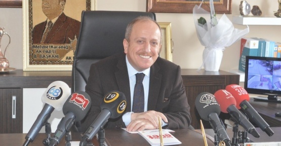 AK Parti Çorum İl Başkanı Mehmet Karadağ;