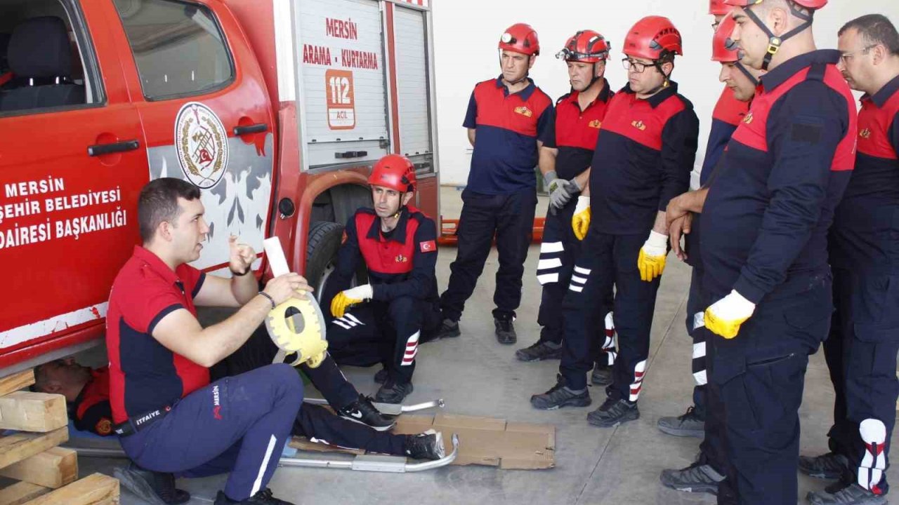 Mersin İtfaiyesinden Ürgüp İtfaiyesine Eğitim