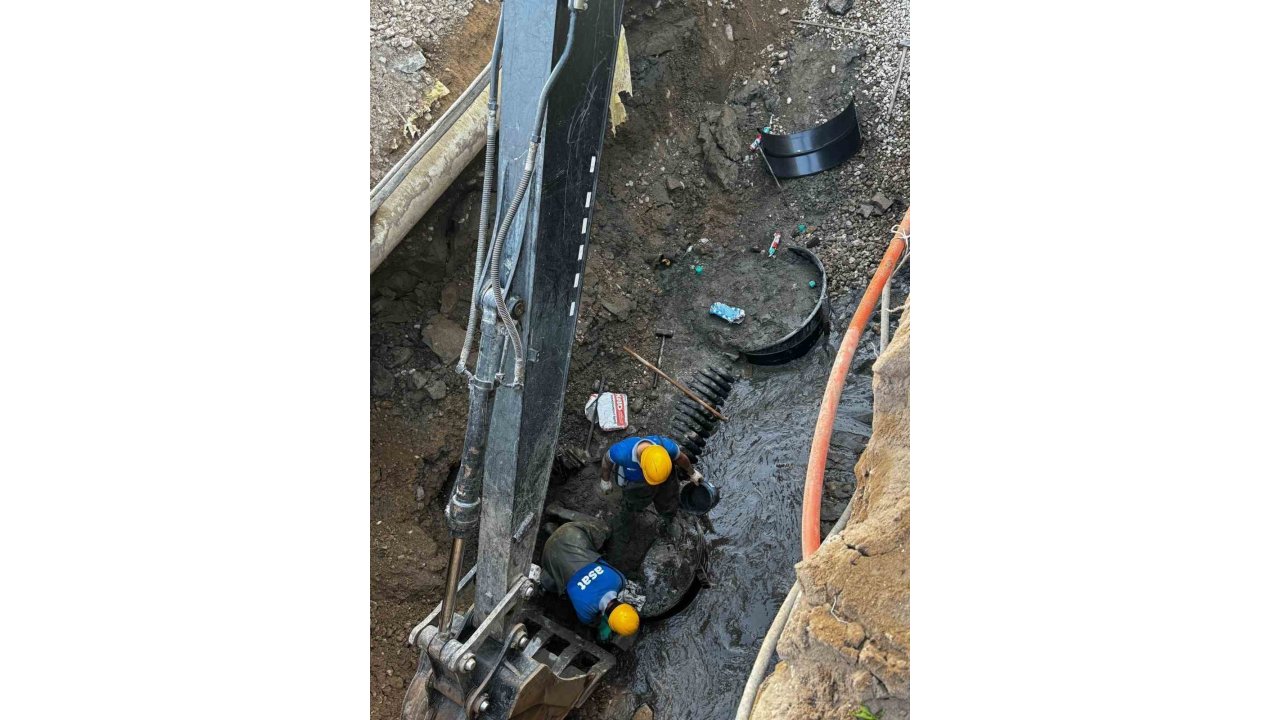 Asat Zarar Gören Kollektör Hatlarını Tamir Etti