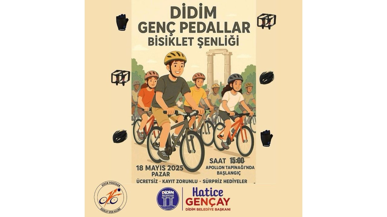 Didim’de Bisiklet Şenliği Başlıyor