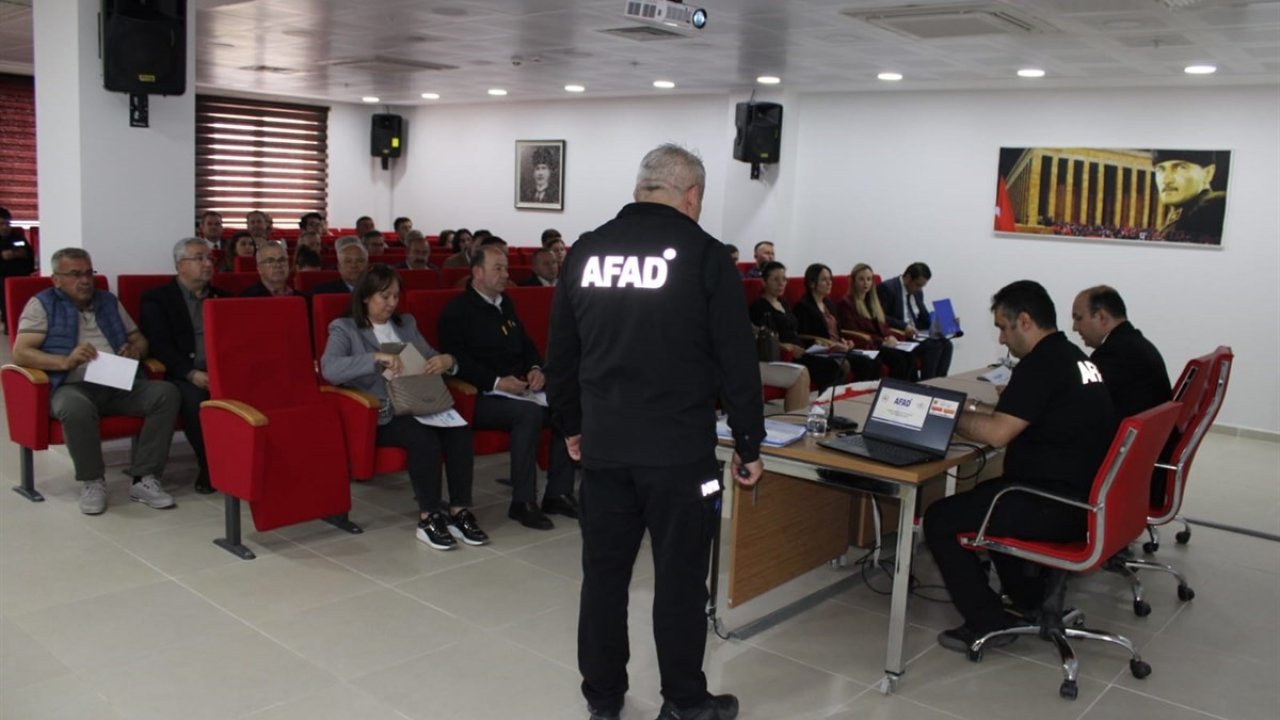 Ergene’de Afet Müdahale Planı Toplantısı Gerçekleştirildi