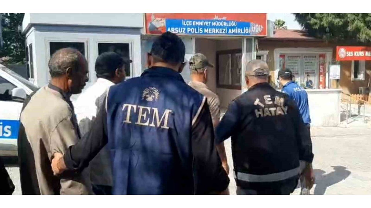 Hatay’da Vize İhlali Ve Kaçak Yabancı Operasyonu