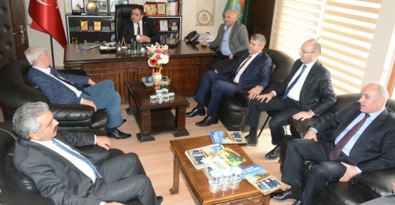 Gıda, Tarım ve Hayvancılık Bakanlığı heyetinden ziraat odasına ziyaret