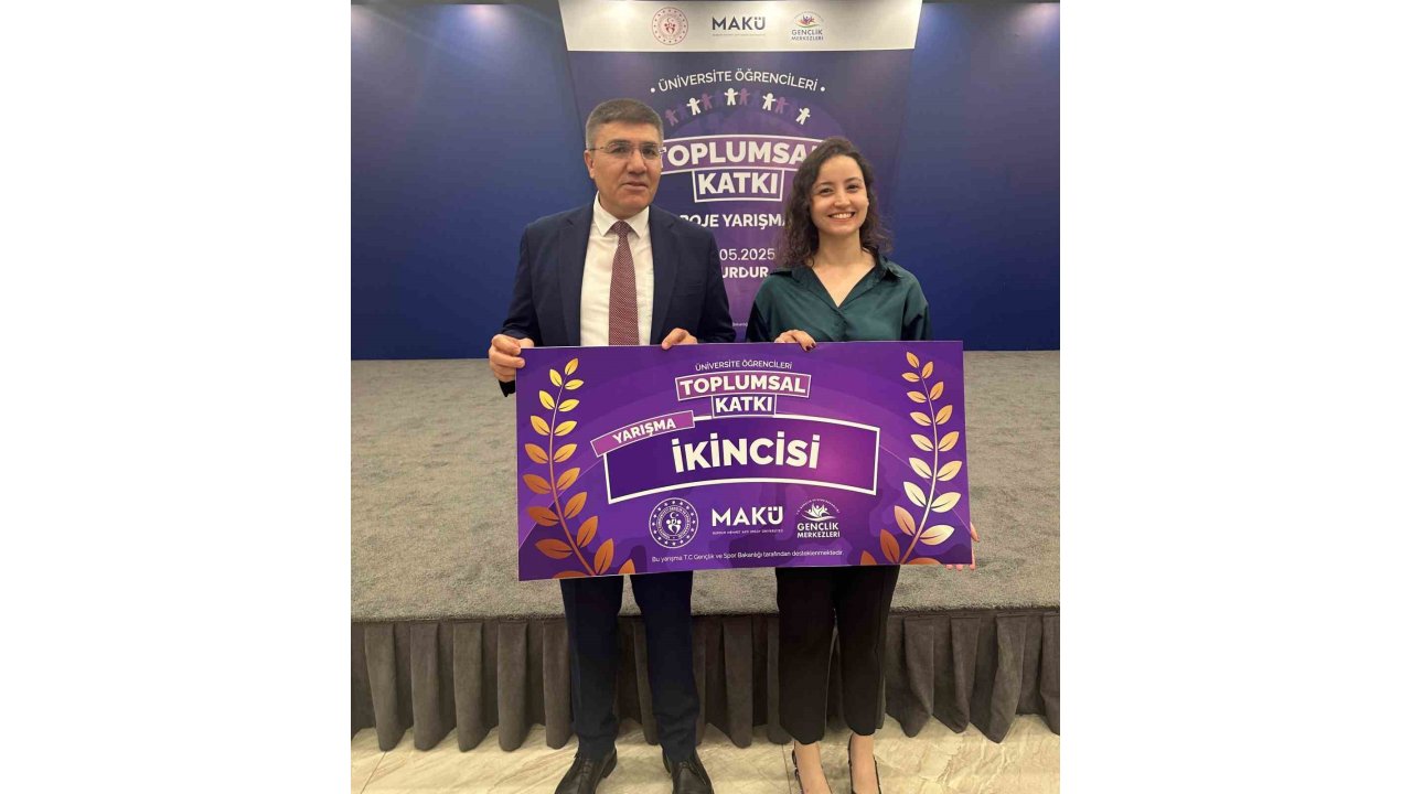 Beun Lisansüstü Öğrencisi Merve Özçelik’in Yüksek Lisans Tezine İkincilik Ödülü