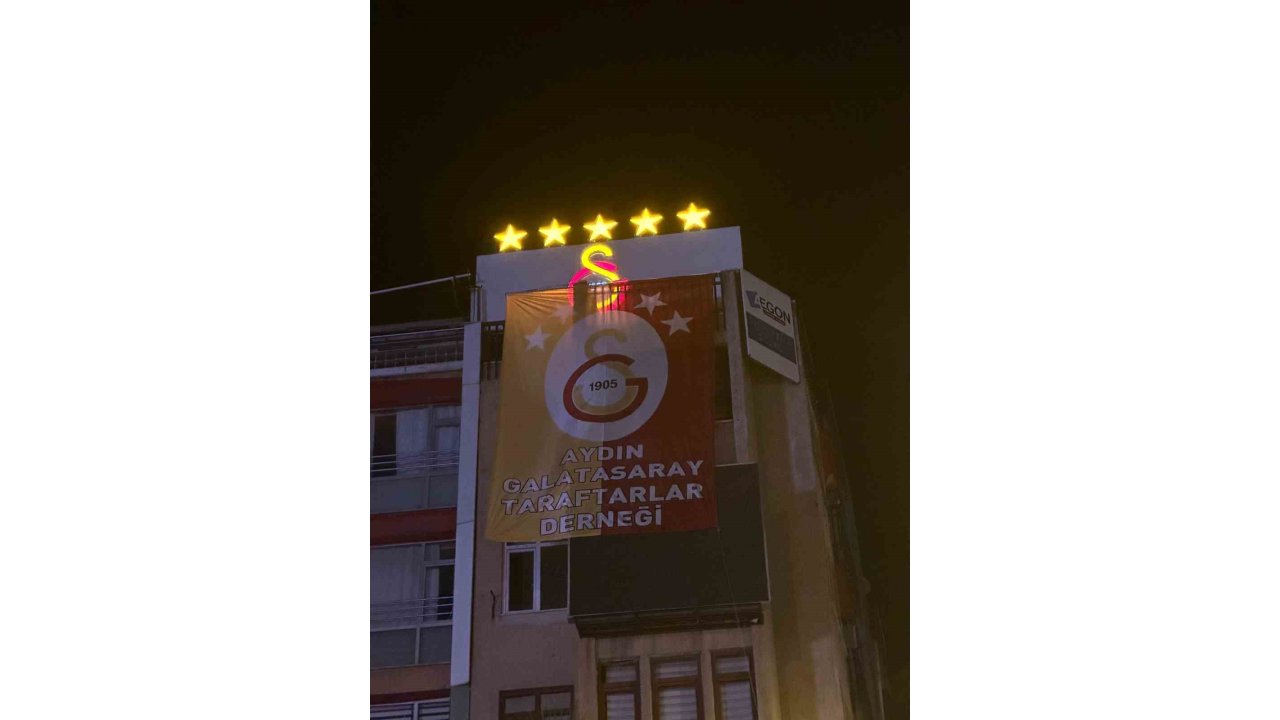 Galatasaraylılar, Aydın’da Beşinci Yıldızı Yaktı