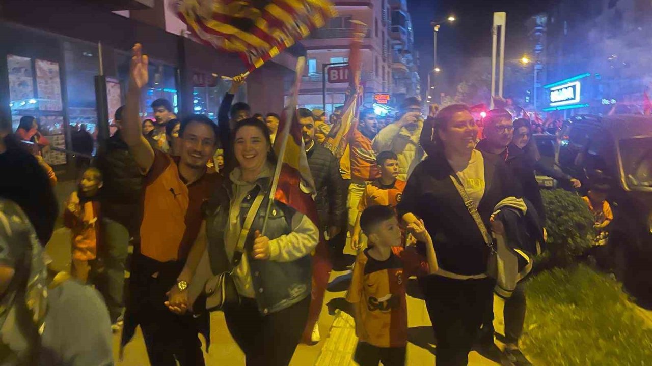 Kula’da Galatasaray Coşkusu