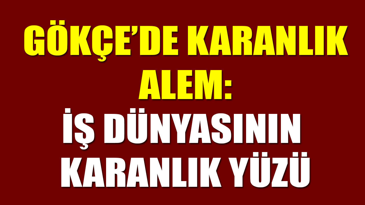 GÖKÇE’DE KARANLIK ALEM: İŞ DÜNYASININ KARANLIK YÜZÜ