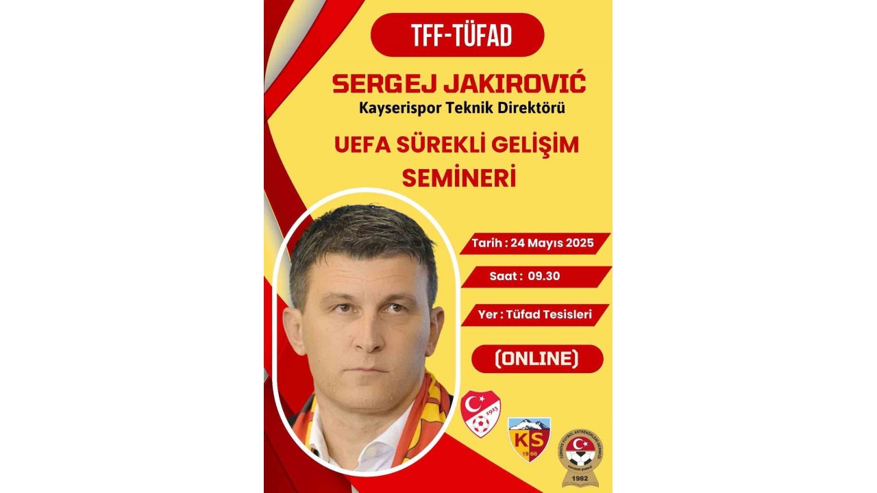 Tüfad’dan Jakirovic’e Vefa