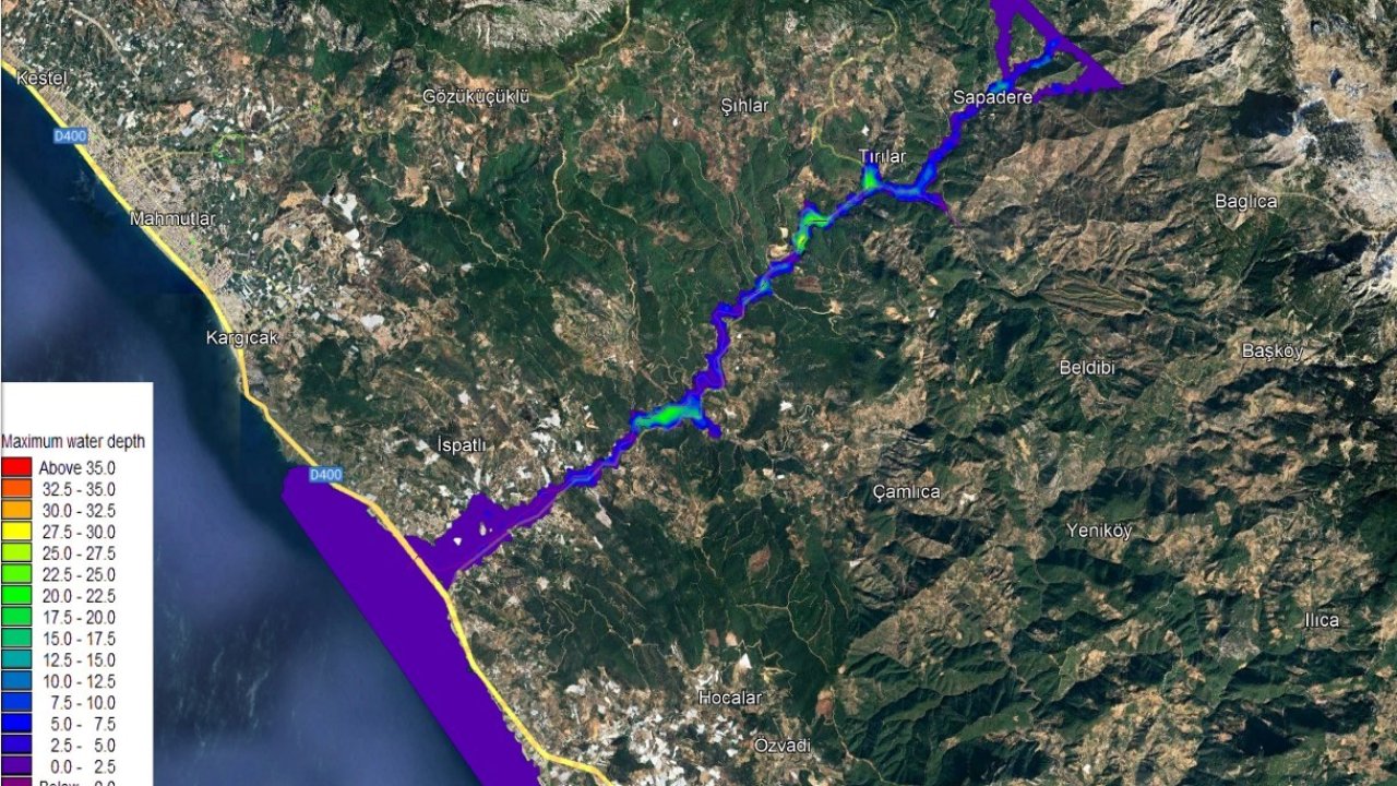 Alanya Ve Çevresindeki Derelerde Taşkın Riskleri Ölçüldü
