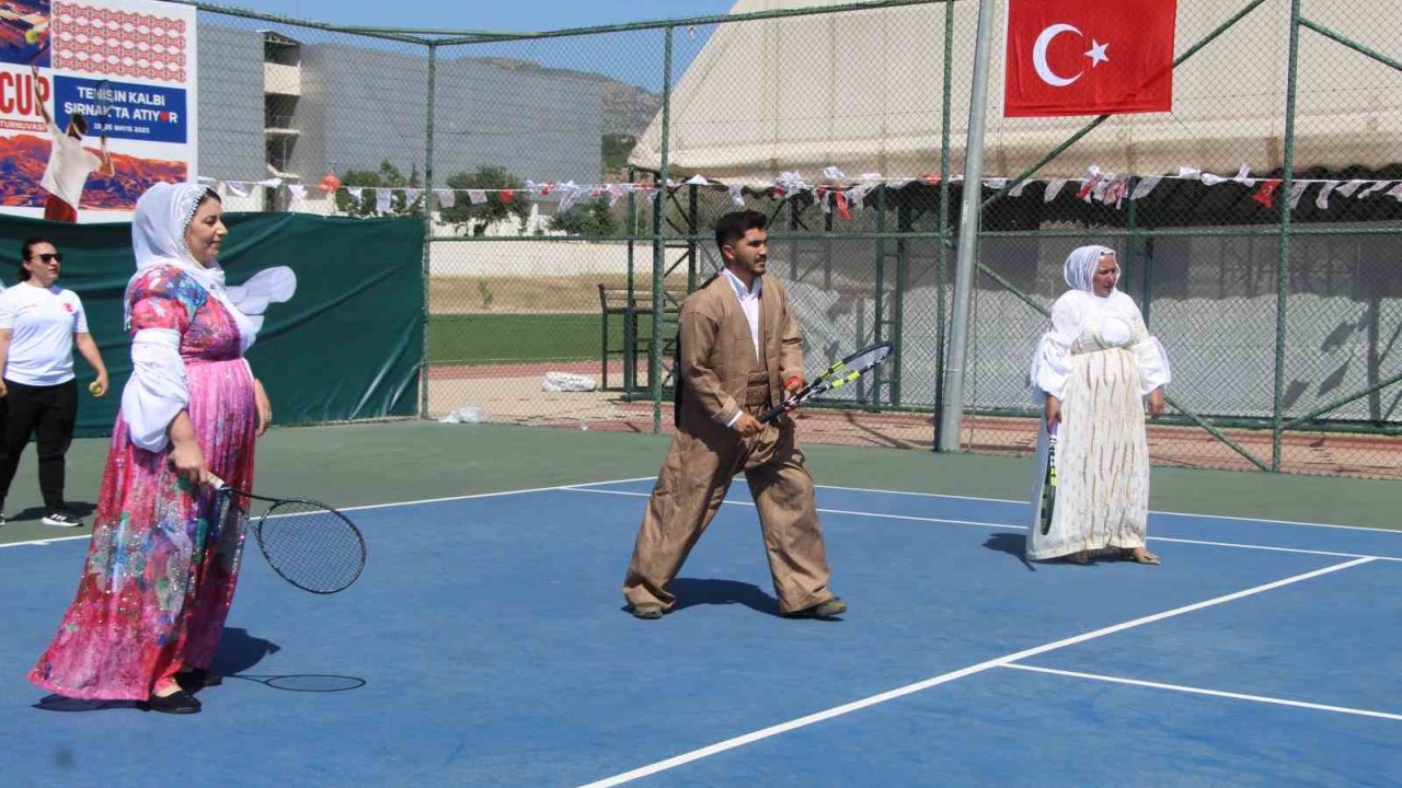 Şırnak’ta 4. Uluslararası Cudi Cup Tenis Turnuvası Başladı