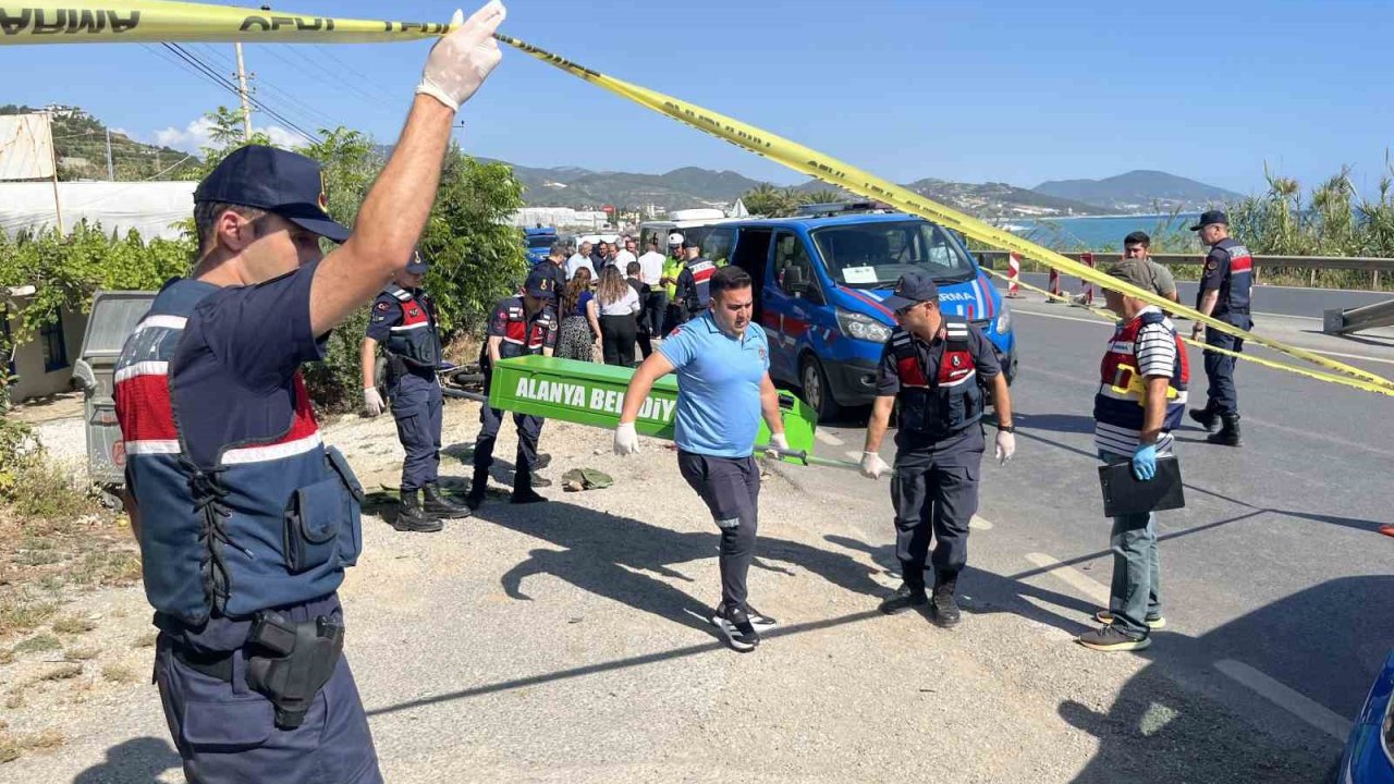 Alanya’da Motosiklet Kazası : 1 Ölü
