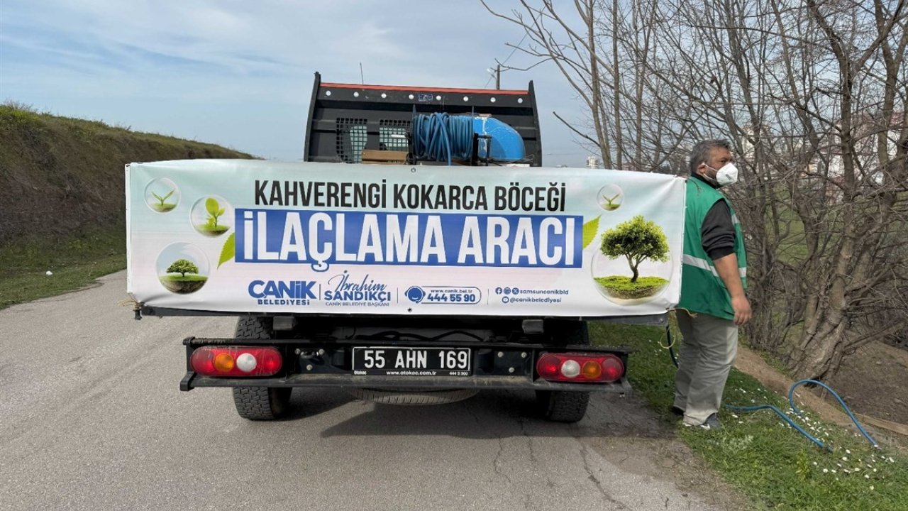 Canik’te 30 Mahallede Bin 487 Alan İlaçlandı