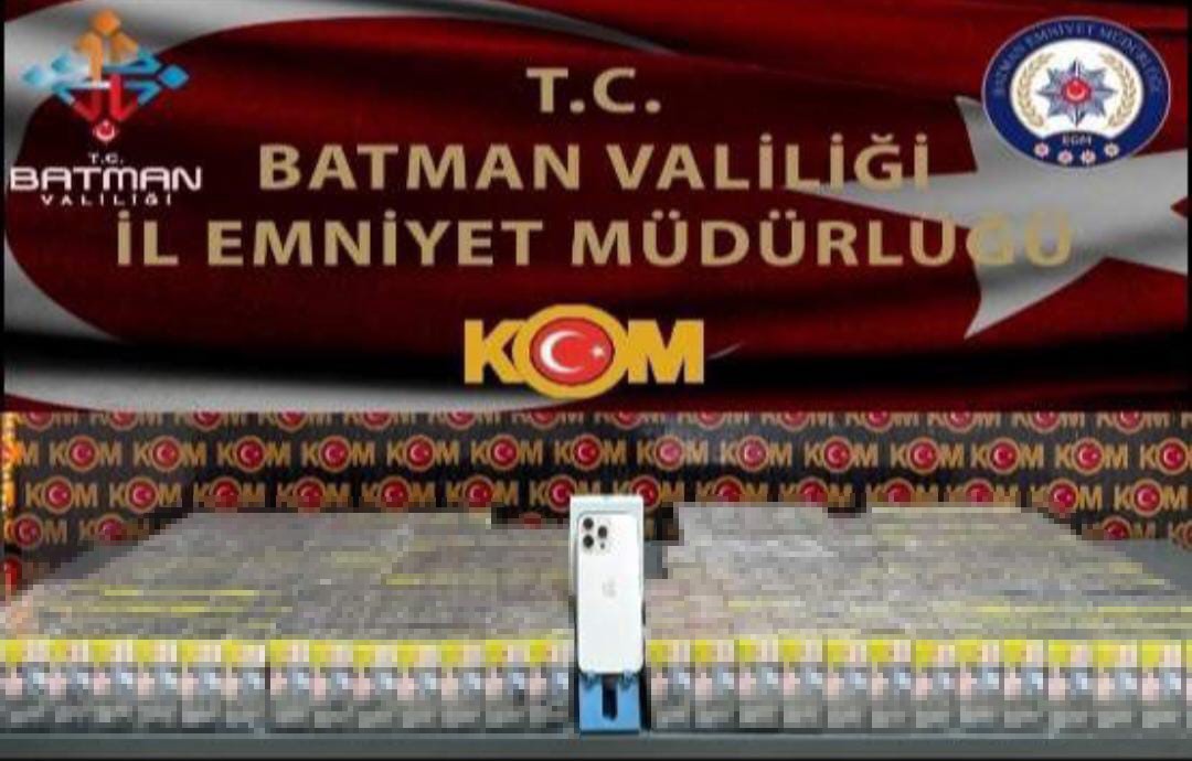 Batman’da Kaçakçılık Operasyonu: 3 Gözaltı