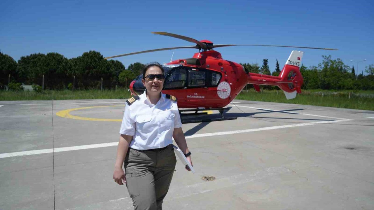 Gökyüzünden Hayata Uzanan Kadın Eli: Türkiye’nin Tek Kadın Ambulans Helikopter Pilotu Samsun’da Görev Yapıyor