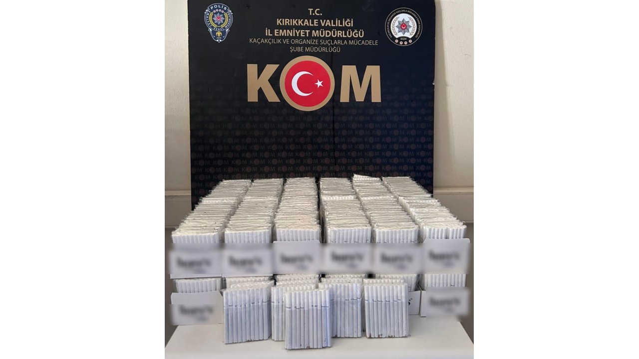 Kırıkkale’de 7 Bin 280 Adet Makaron Ele Geçirildi