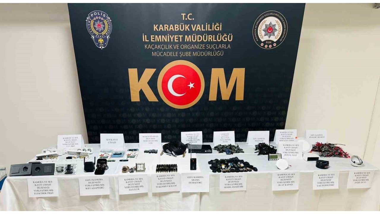 Casus Kamera İle Karabük’ten Türkiye’yi İzleyip, 55 Bin Görüntü Toplamış