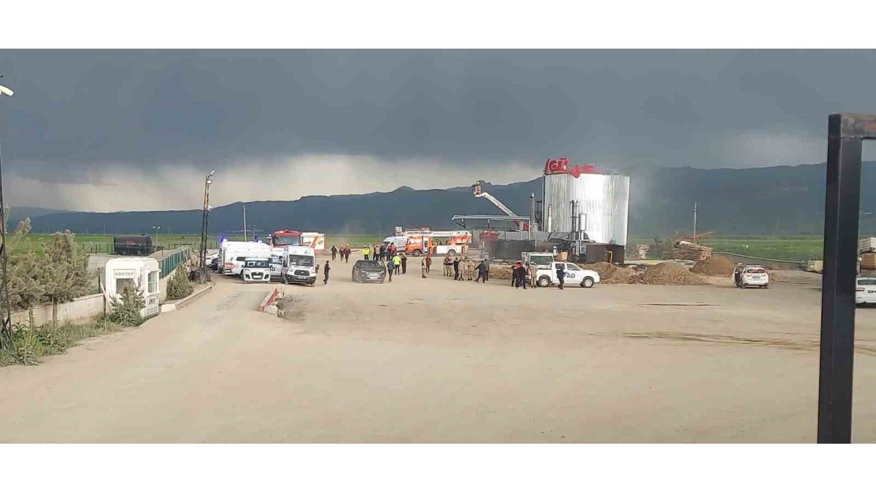 Erzurum’da Güven Asfalt Tesislerinde Patlama