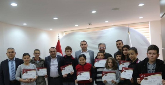 Kaymaklı’da düzenlenen resim yarışmasının ödül töreni yapıldı