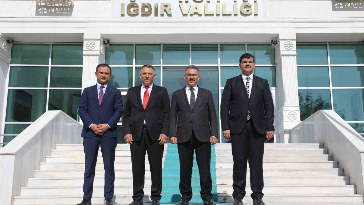 Iğdır Üniversitesi Rektörü Ekrem Gürel’den Iğdır Valisi Ercan Turan’a Ziyaret