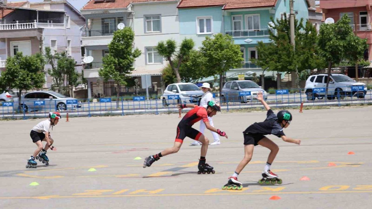 Karaman’da Tekerlekli Paten Heyecanı Başladı