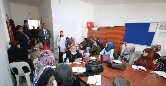 Başkan Özaltun, KOMEK kursiyerleriyle buluştu