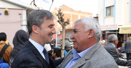 Başkan Şirin pilav hayrına katıldı, manisa haberleri