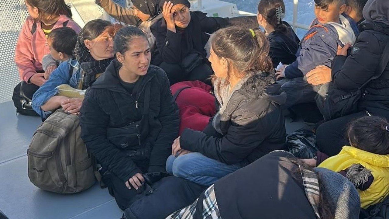 Sahil Güvenlik, Geri İtilen 16’sı Çocuk 53 Göçmeni Kurtardı