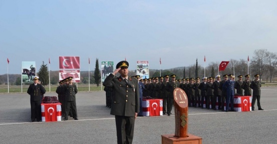 Asteğmenler yemin etti