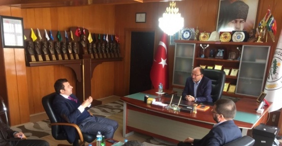 Milletvekili Çetinkaya’dan Mucur İlçe Belediye Başkanına ziyaret