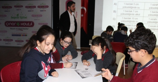 Çınar Okullarında bilgi yarışması düzenlendi