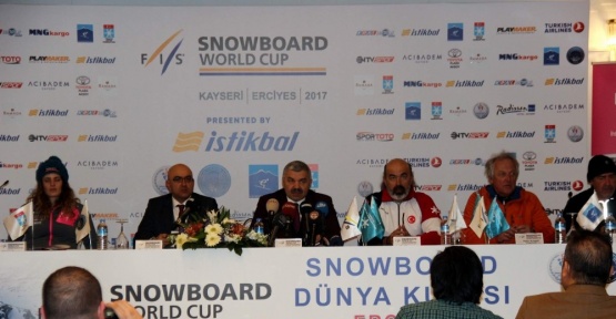 Dünya Snowboard Kupası Erciyes’de başlıyor