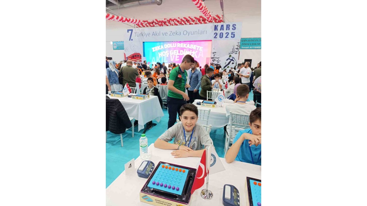 Burdurlu Ortaokul Öğrencisi 7. Akıl Ve Zeka Oyunları Türkiye Şampiyonası’nda 10’uncu Oldu