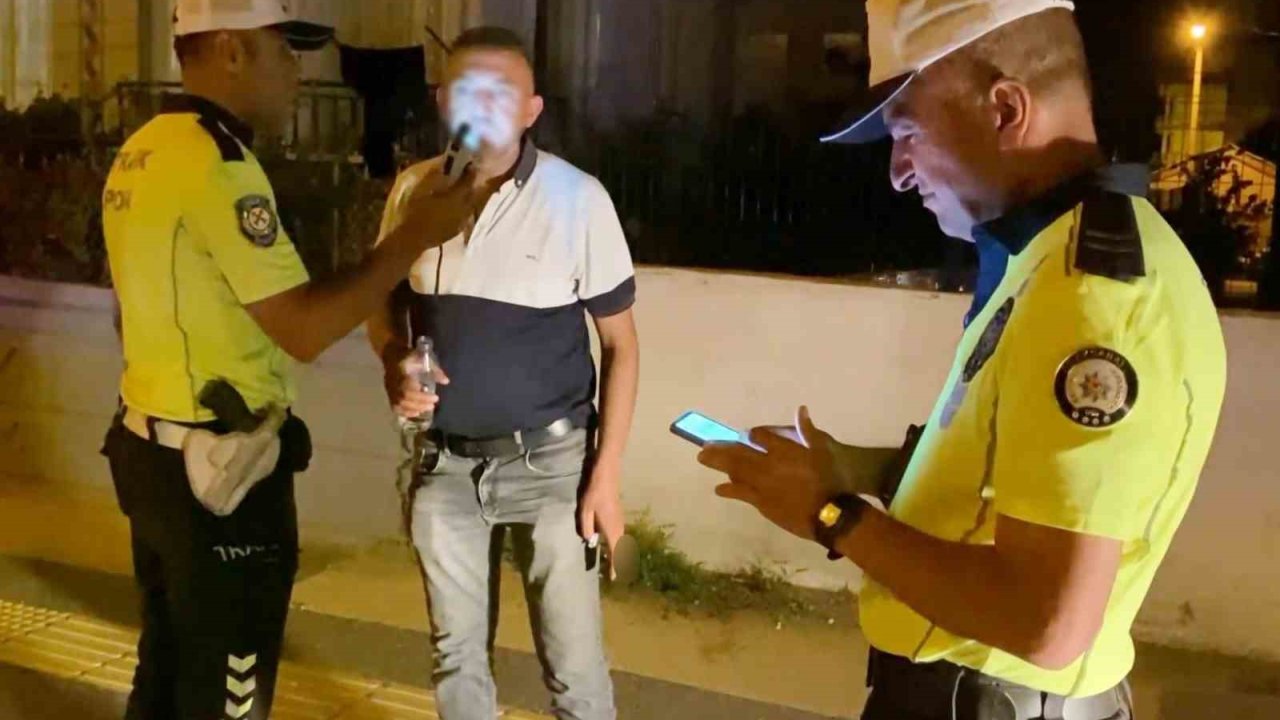 1.24 Promil Alkollü Yakalandı,