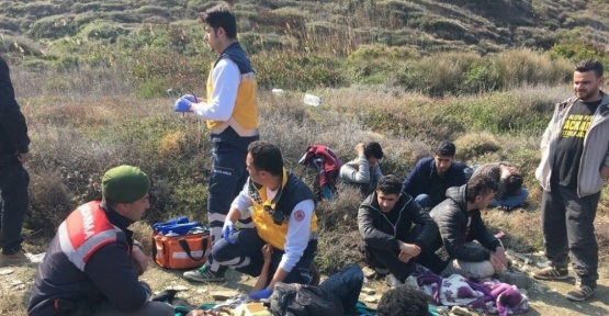 Çanakkale’de 146 kaçak göçmen yakalandı