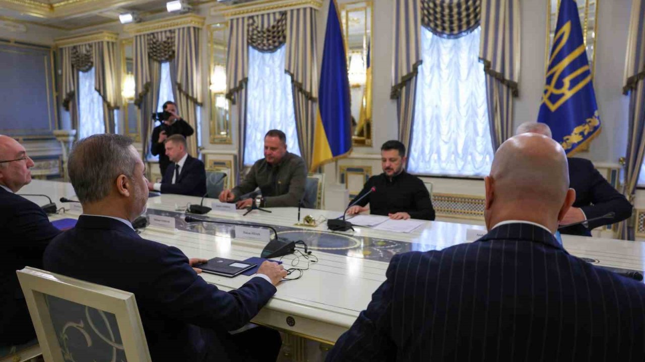 Bakan Fidan, Ukrayna Devlet Başkanı Zelenskiy İle Görüştü