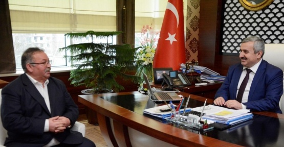 Başkan Baran’a geçmiş olsun ziyareti