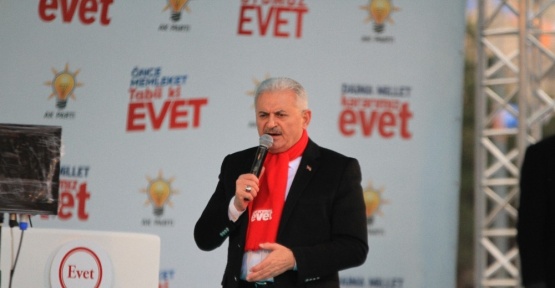 Başbakan Yıldırım: “Tutturmuşlar tek adam teranesi, bunlar Adnan Menderes’e ve Özal’a da aynısını yaptılar”