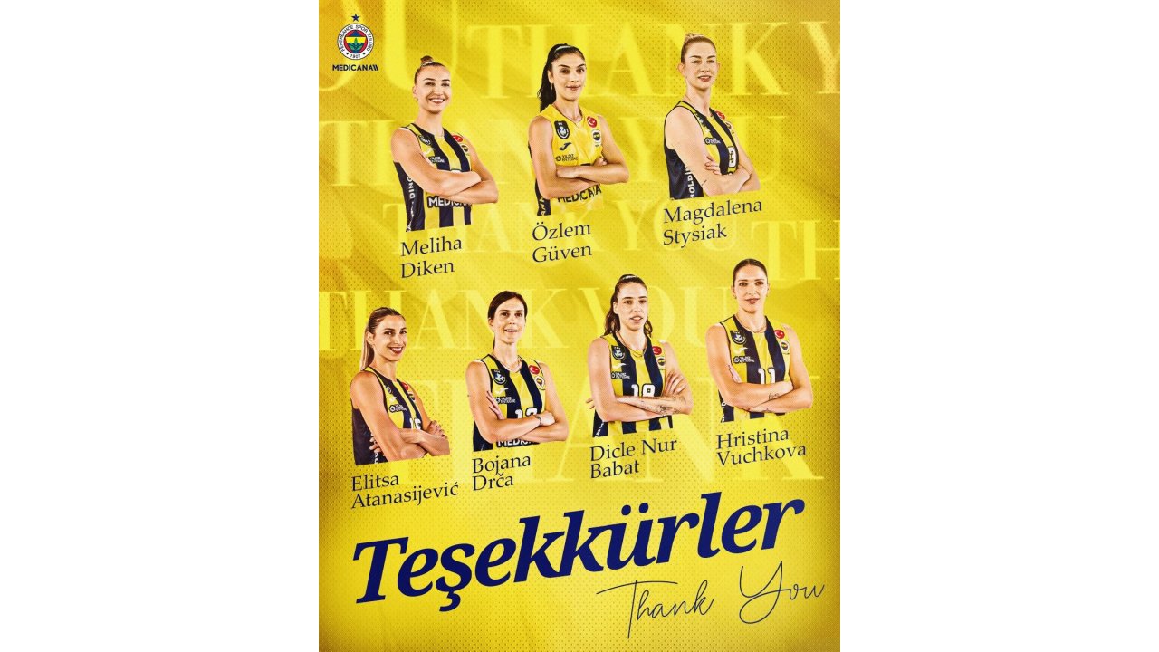 Fenerbahçe Kadın Voleybol Takımı, 7 Oyuncuyla Yollarını Ayırdı